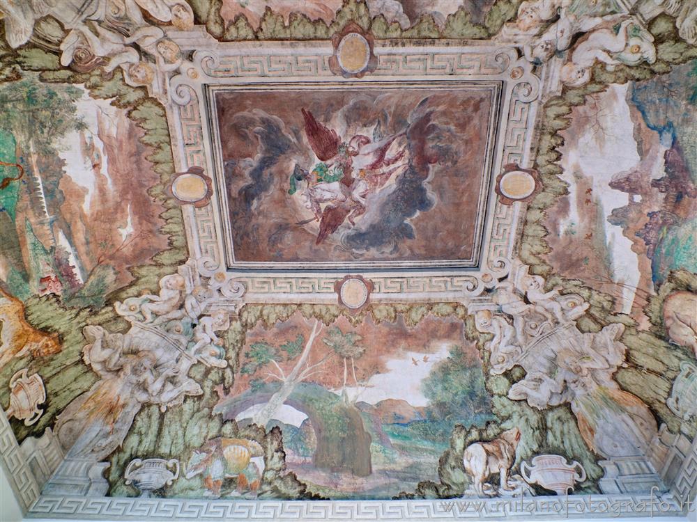 Cavenago di Brianza (Monza e Brianza) - Soffitto della Sala delle Fontane in Palazzo Rasini